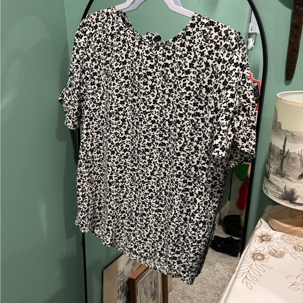 Papermoon Monochrome Patterned Blouse